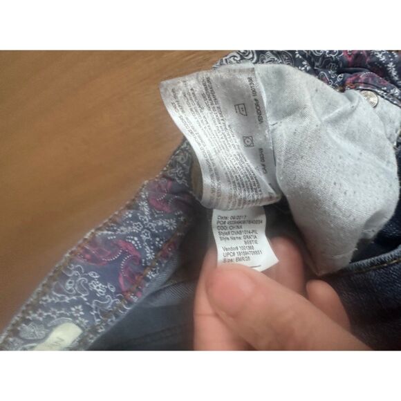 Vintage America Blues Bestie Embroidered Skinny Jeans Women’s 6R - Picture 6 of 7